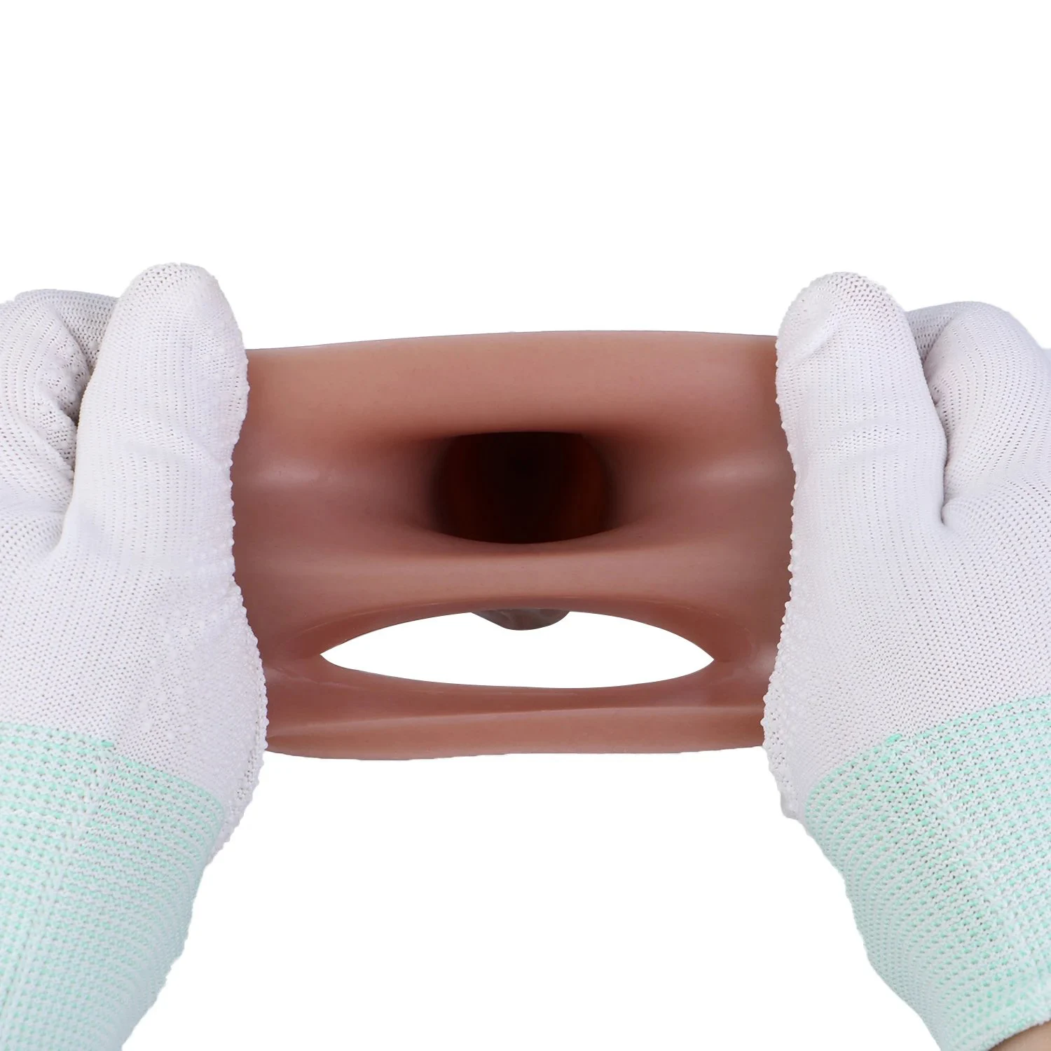 Ultra Realistic Penis Sleeve With Beads Back Silicone Dick Extender Soft Reusable Condom for Men Delay Ejaculation