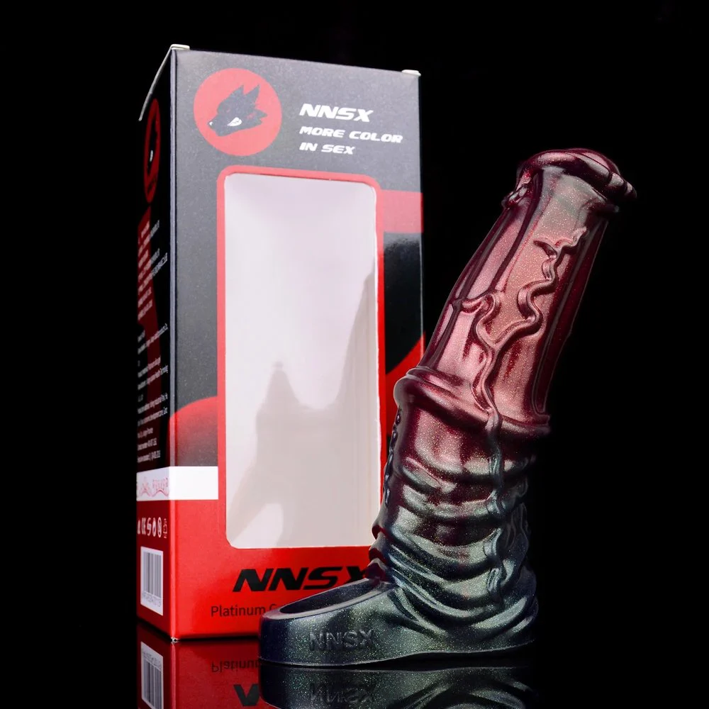 Silicone Penis Sleeve Extender Horse Cock Sleeve Enlarger Delay Ejaculation Male Length Extension Enhancer for Men Couples