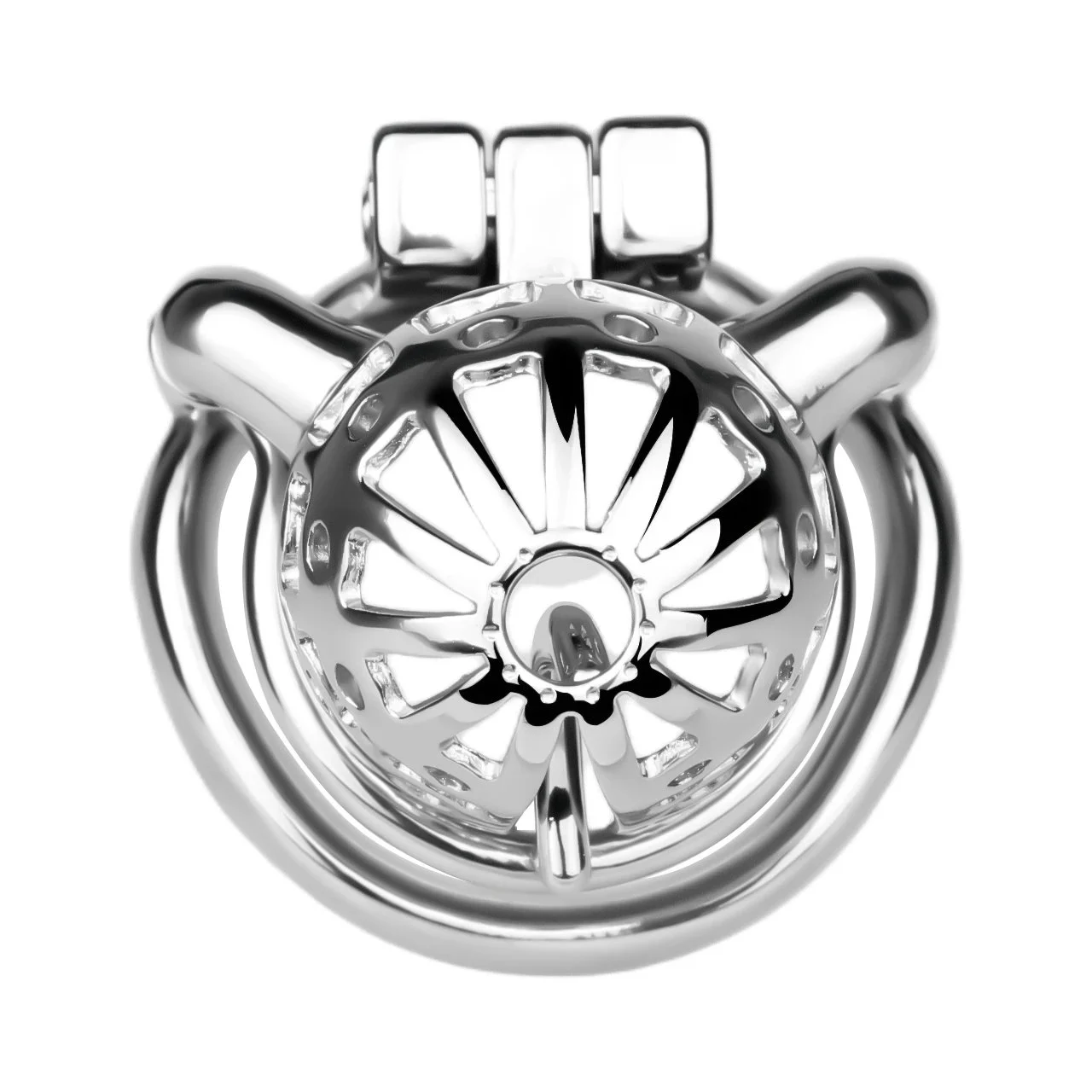304 Stainless Steel Male Chastity Cage Lock Hollow Out Breathable Penis Ring Cock Locks PA Rings Cock Ring BDSM Sex Toys for Men