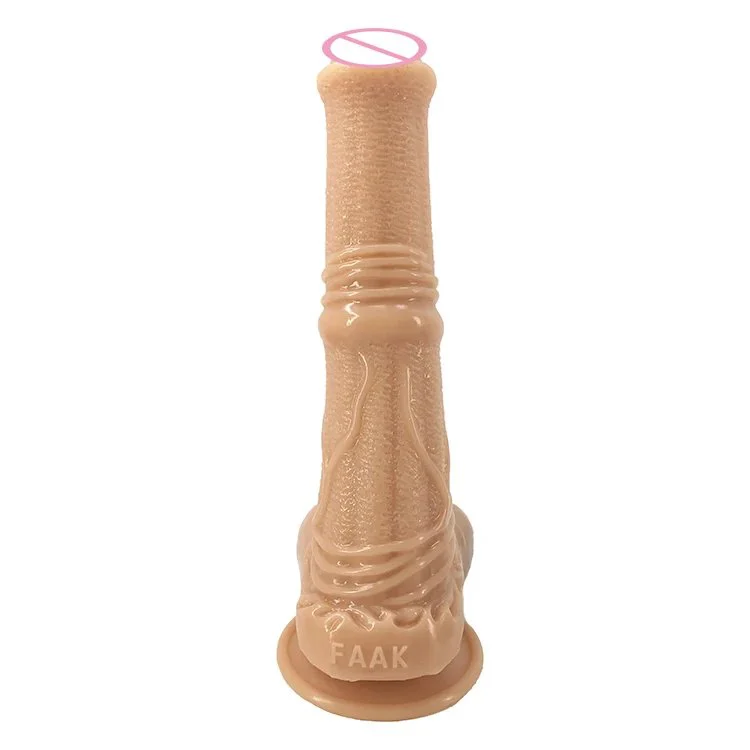 26cm 10 Inch 4.8cm Big Silicone Sex Toys Anal Plug Butt Toys Soft Realistic Lifelike Flesh Horse Dildo Animal Dildo for Men