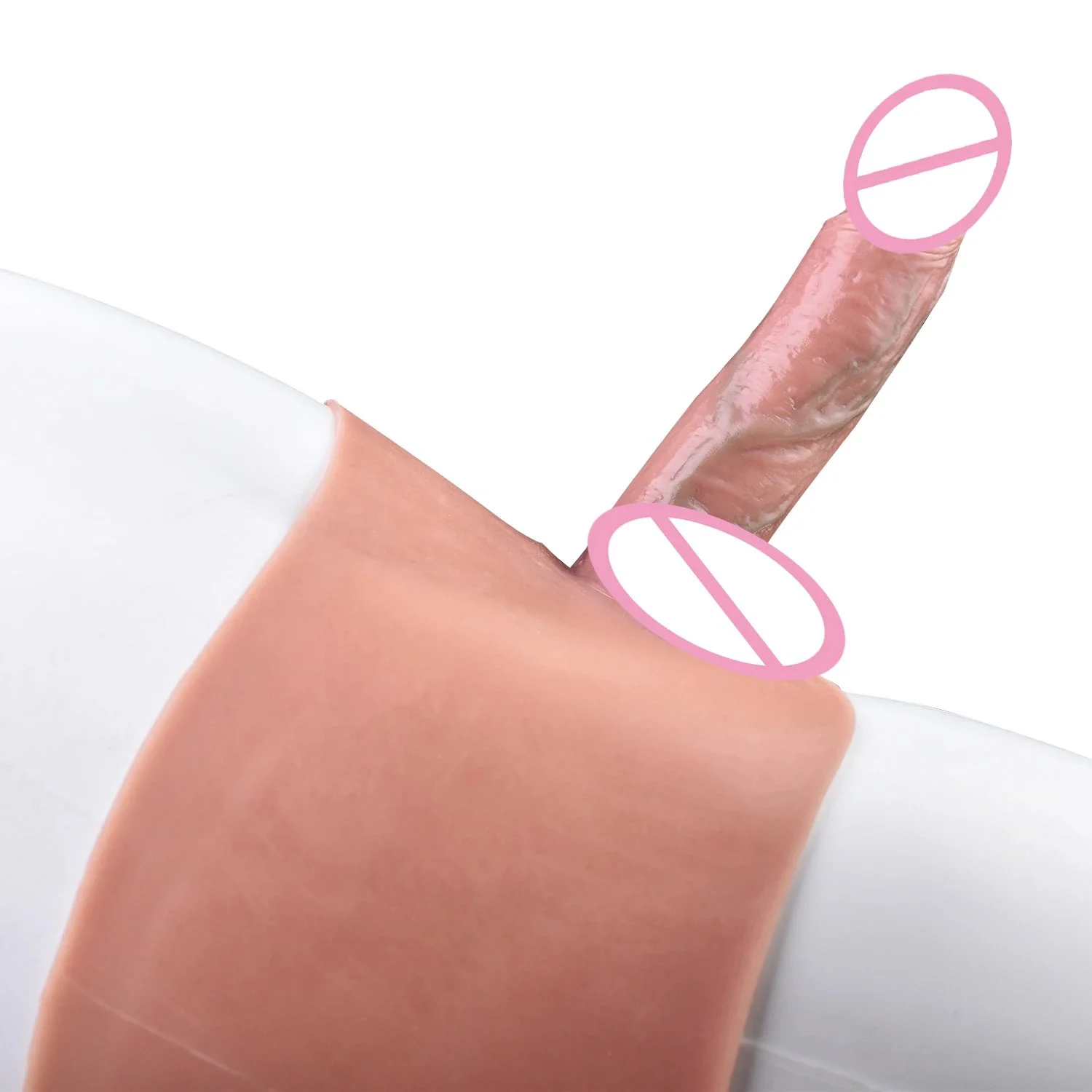 Reusable Realistic Penis Sleeve Delay Ejaculation Cock Sex Product for Men Extended Soft Cock Cover Real Silicone Dildo