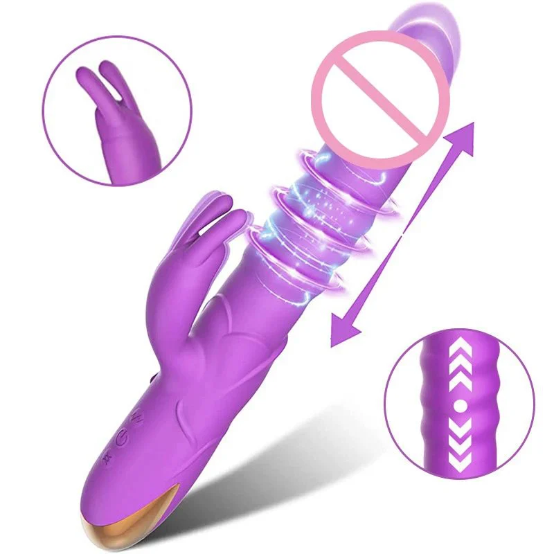 G-spot Orgasm Vibrator Automatic Retractable Vibrator Massage Stick Clitoris Masturbation Sex Toys