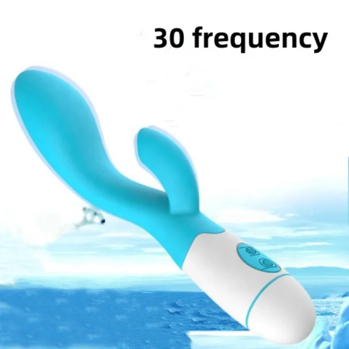G-Spot Rabbit Vibrator with AV Stick Women's Sex Toys for Vaginal Nipple Clitoris Stimulation Dildo Massager