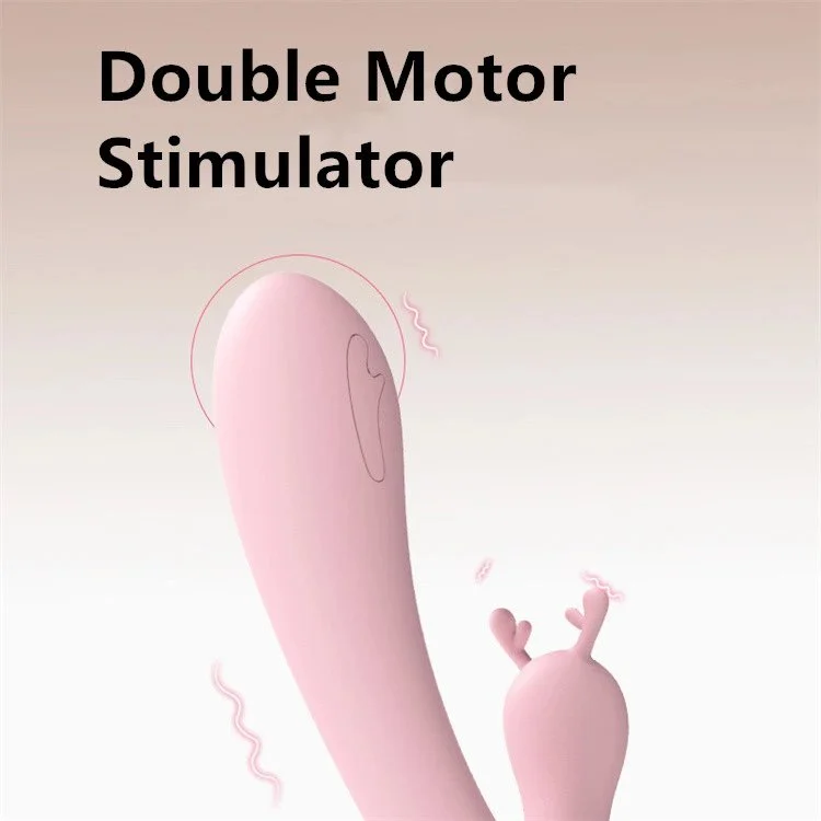 Lilo 10 Speed Rechargeable Dual Motor G Spot Clitoris Stimulator Cute Deer Vibrator