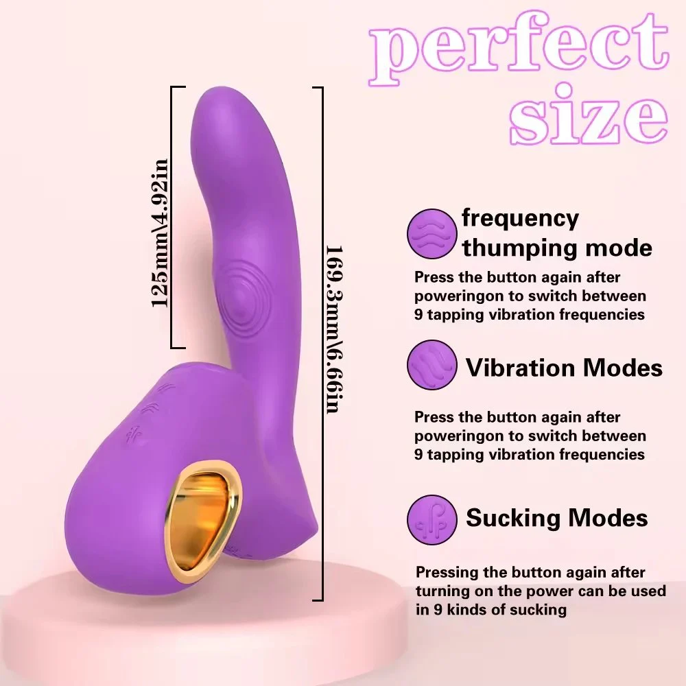 3 in 1 Clitoral Sucker Vibrator G-Spot Clitoral Stimulation Adult Sex Toys