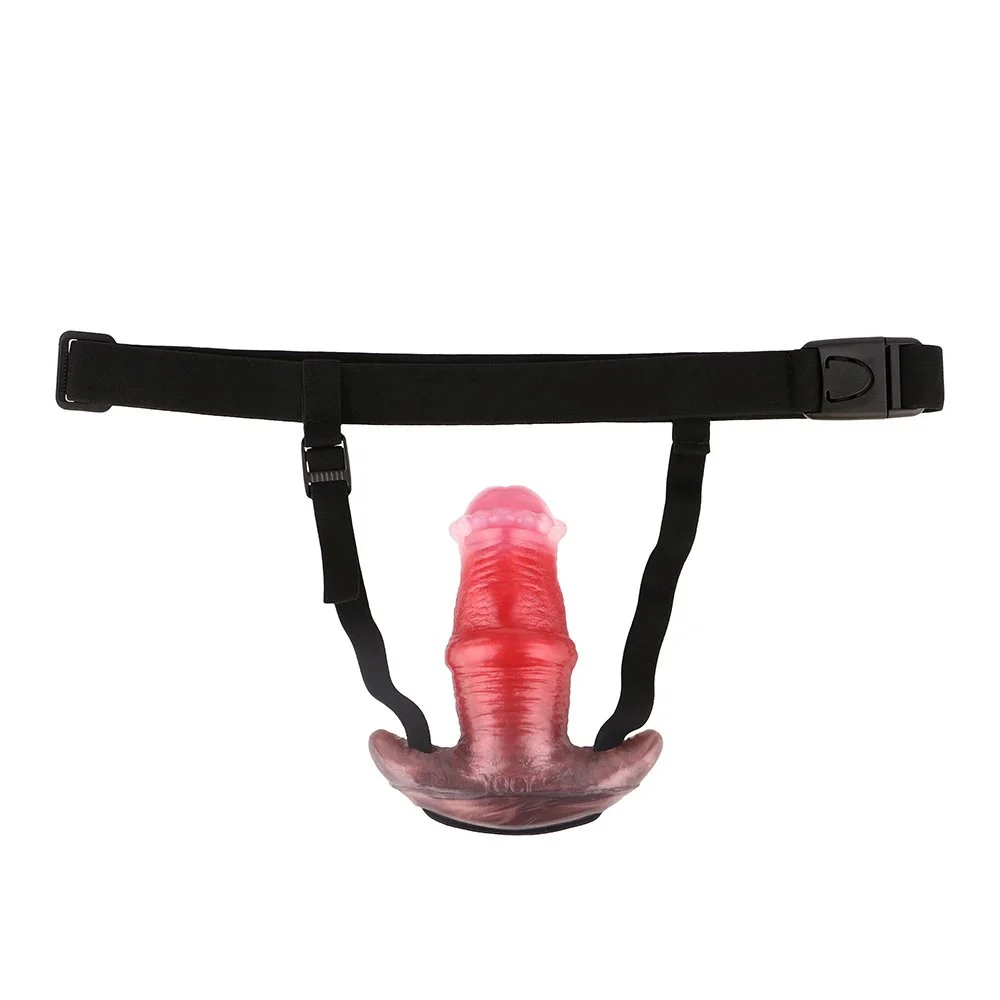 Fetish Dildo Butt Plug Vibrating Sexual Stimulation Gay Big Anal Plug Wearable Game Dress up Tool Gay Sex Toys