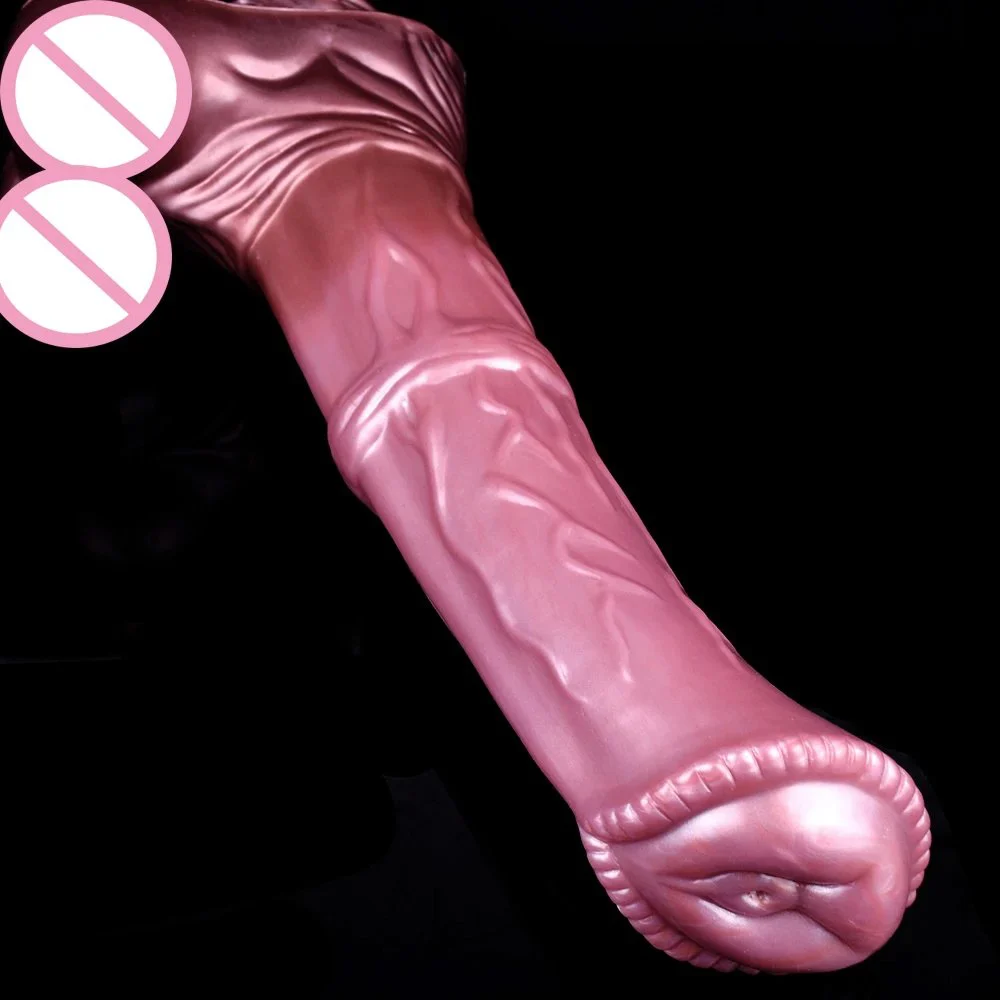 3.2inch Thick Huge Horse Dildo Silicone Big Dong With Strong Suction Cup 14 Inch Long Penis Massive Butt Plug Sex Toy