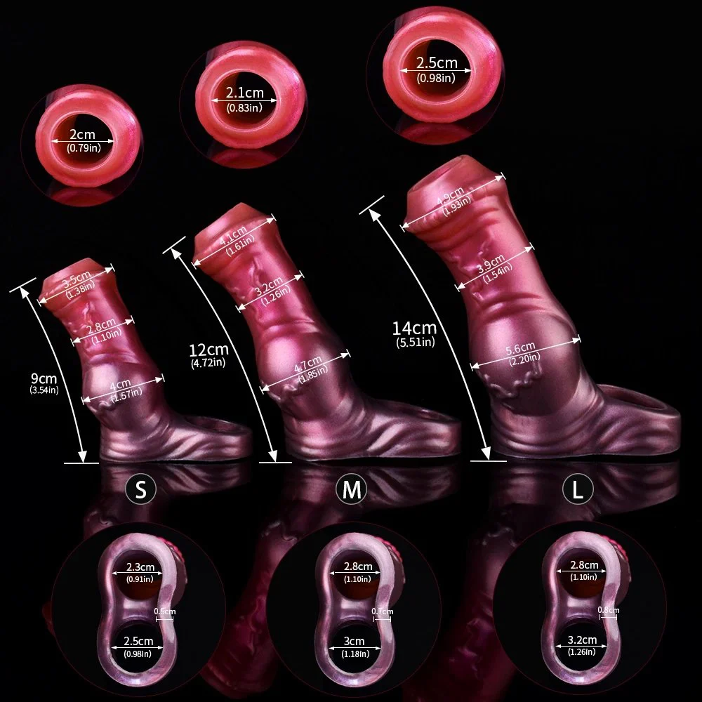 Silicone Reusable Penis Sleeve Cock Ring Extender Silicone Cock Ring Penis Enlarger for Go-Long Stamina