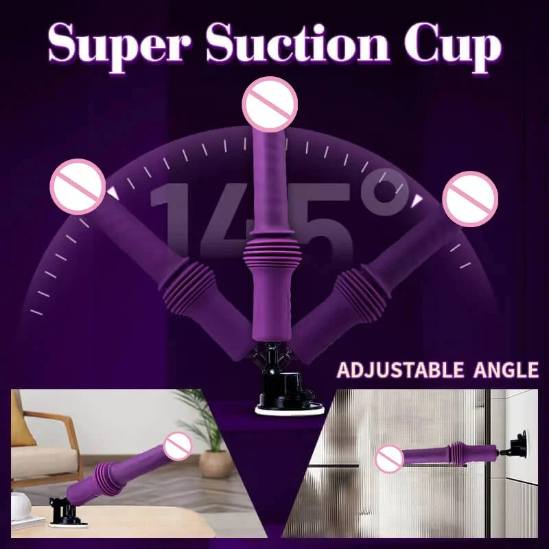 Powerful Adjustable Base Vibrating Auto Dildo Machine Hands-free Automatic Thrusting Sex Machine for Women Masturbation Sex Toys