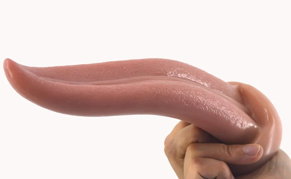Flexible Soft Tongue Shape Dildo for Pussy and Anal Masturbation Tongue Shaped Dildo Erotic Products Sex Toys Adults