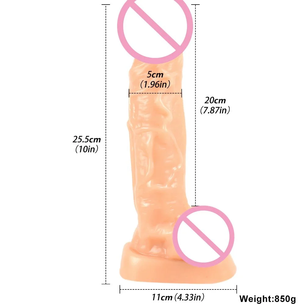 25.5cm 10inch Body Safe Real Penis Realistic Dildo Sex Toys for Women Adult Product Big Dildos for Female