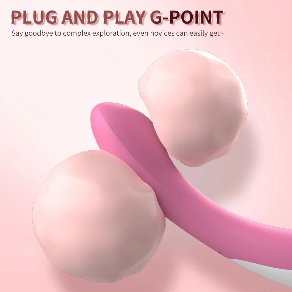 Gelance Rabbit Double-headed Vibrator Female Sex Toy 12 Frequency Double Head Vibration Sex Toys for Woman