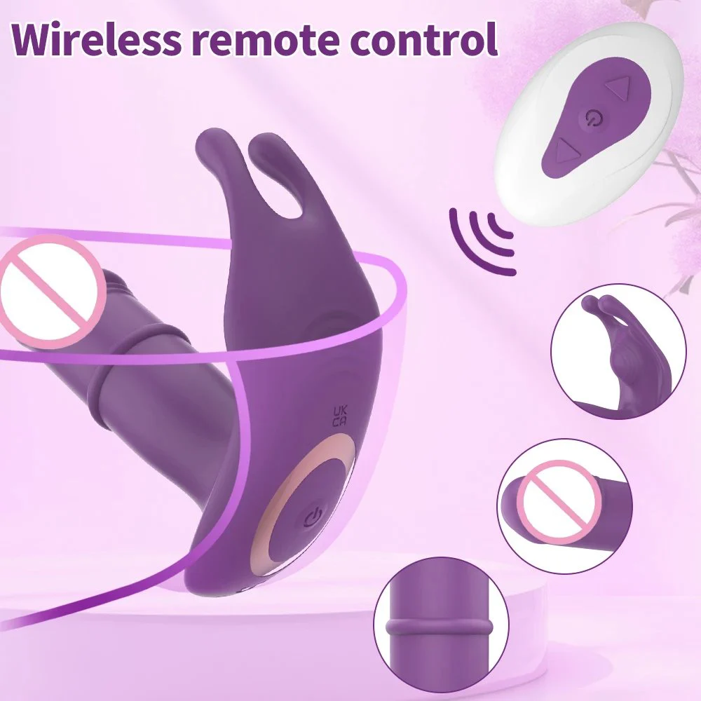 Gelance USB Rechargeable Wearable Panties G-Spot Women Vibrator 10 Frequencies Anal Plug Clitoral Stimulator 100% Waterproof
