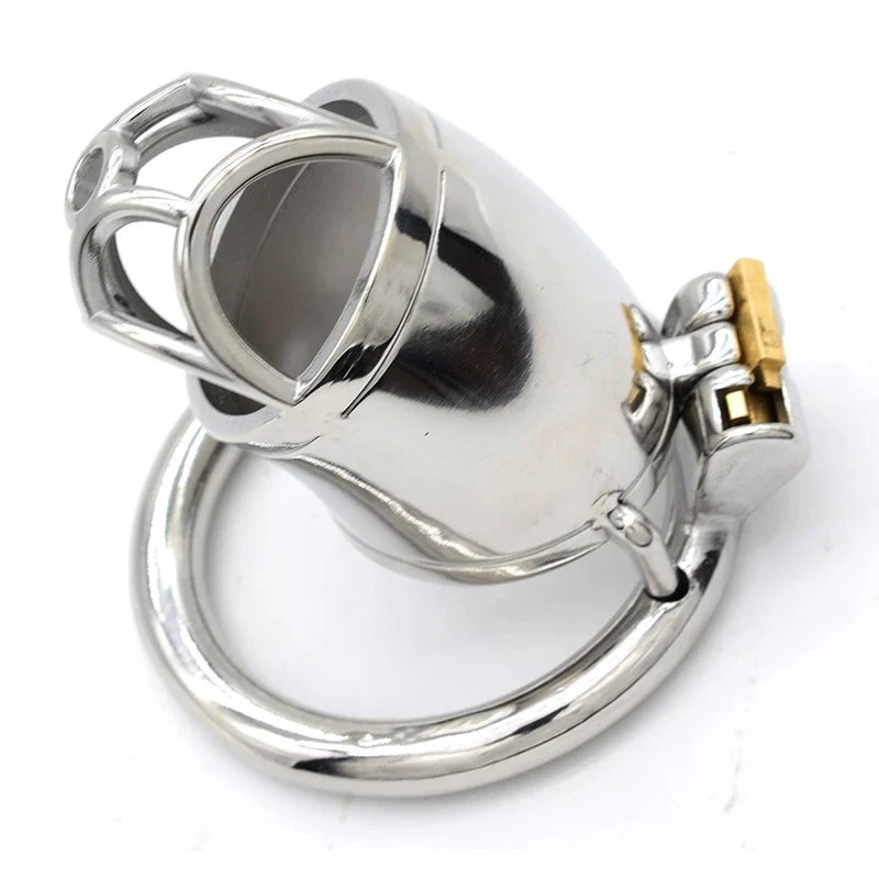 Adult Product Shop Sm Male Chastity Lock Sex Toy Stainless Steel Artificial Dildo Cock Cage Sex Toy for Fetishist