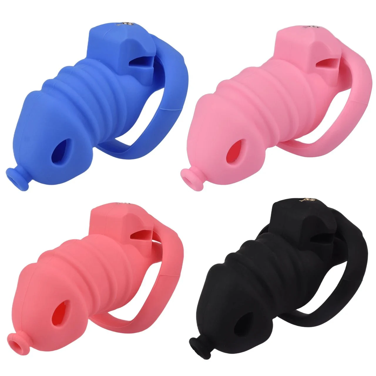 Adult Toys with 4size Penis Chastity Rings Cobra Wearable Silicone Chastity Cage Adult Sex Toys for Men