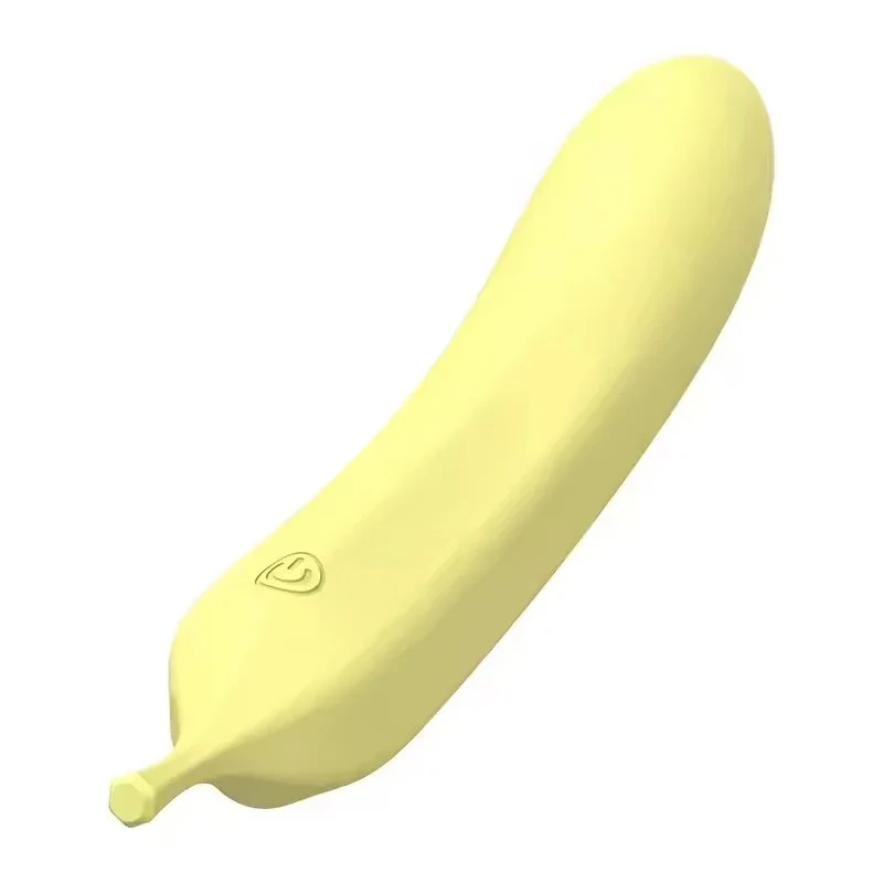 All-inclusive rubber banana vibrator liquid silicone massager G-spot stimulation massage masturbation device couple fun