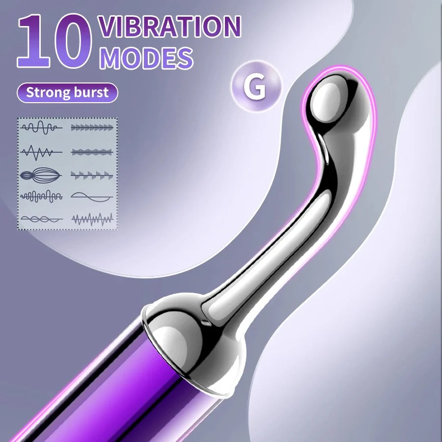 Mini G-point Vibrator 10 Frequencies USB Rechargeable 100% Waterproof for Adult Toys