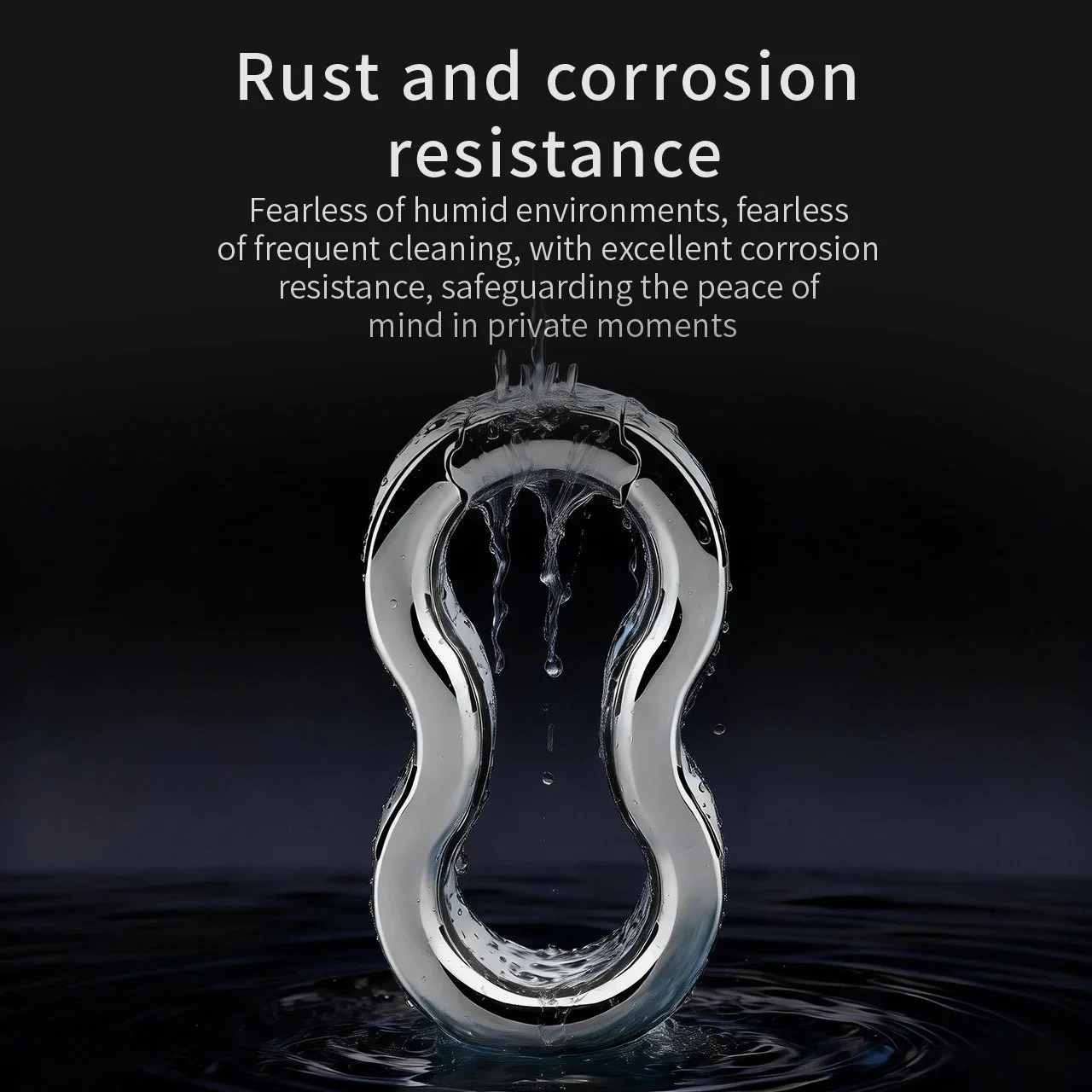 Stainless Steel Penis Ring for Men Delay Enhancer Cock Ring 4 Sizes Male Adult Sex Toy Light Restraint Design 18+
