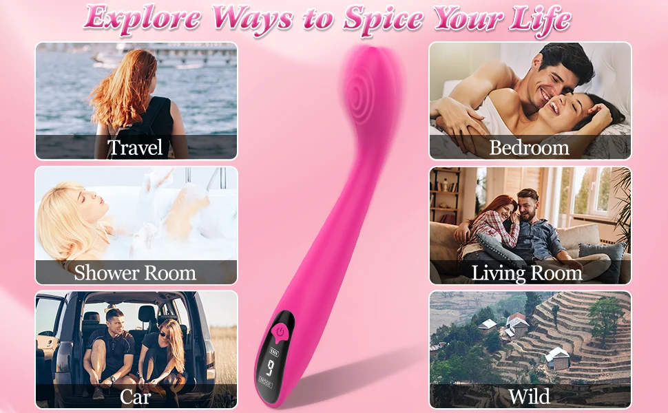 LCD Screen Vibrator 9 Vibration Modes Female Clitoral Vibrator Sex Toys for Woman Adult Toys