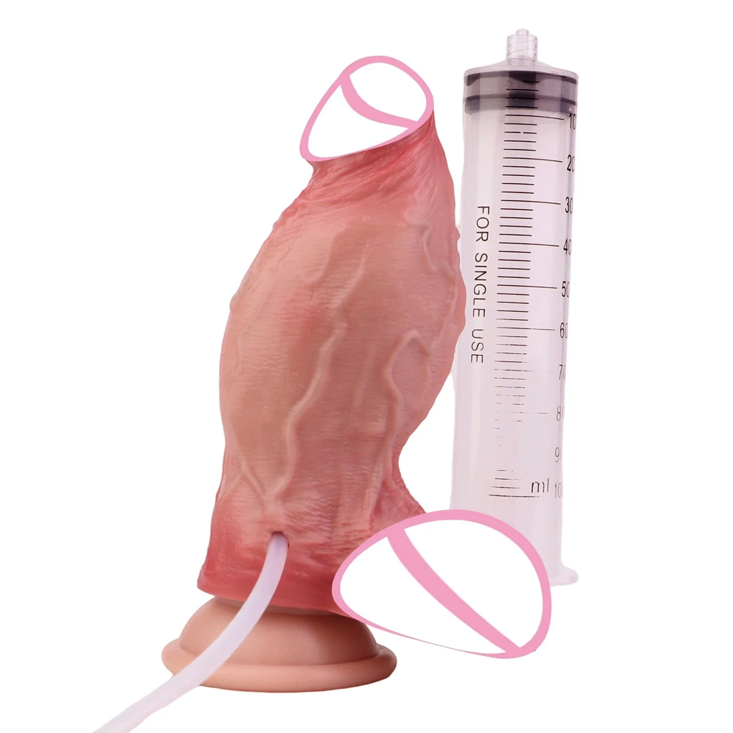 6.4'' Lifelike Penis With Squirting Function Masturbator Vaginal Orgasm Ejaculation Sexy G-Spot Vagina Adult Sex Toys Big Dick