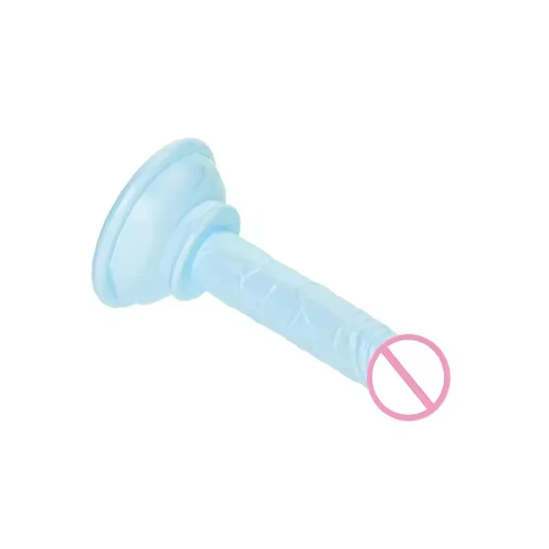 Adult Soft Silicone Clear Dildo Strong Suction Cup Hands-Free Play Huge Sex Toys for Beginners and Couples