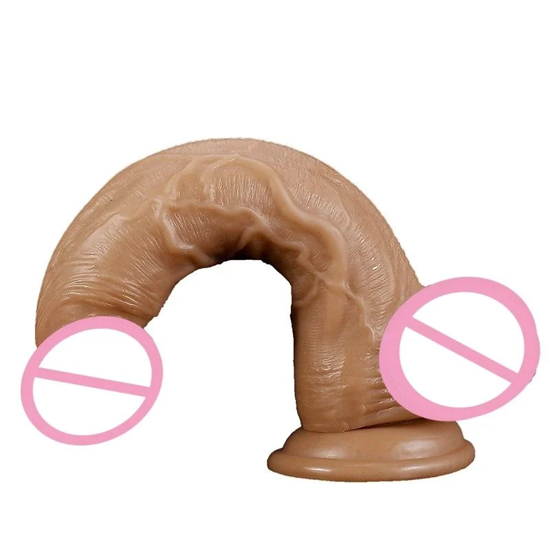 PVC Soft Suction Cup Dildo Realistic Male Artificial Penis Dick Woman Dildo Masturbator Adult Sex Toys