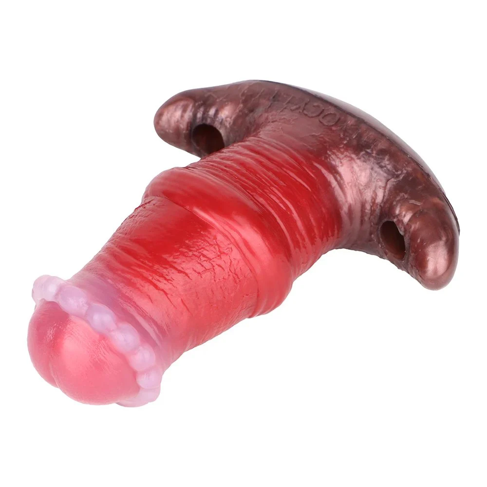 Fetish Dildo Butt Plug Vibrating Sexual Stimulation Gay Big Anal Plug Wearable Game Dress up Tool Gay Sex Toys