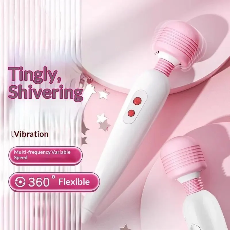 AV Massage Vibrator Women Silent Waterproof USB Rechargeable 12 Frequencies Adult Sex Toys