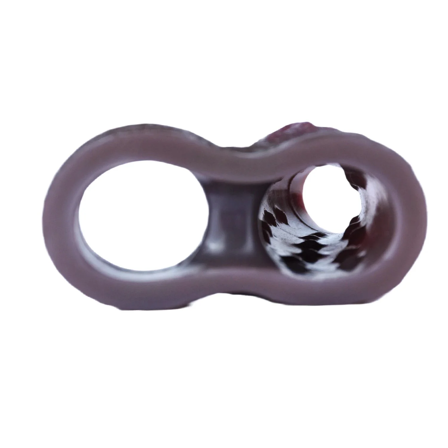 S M L Premium Open Design Silicone Penis Sleeve Black Tone Hollow Sheath Male Delay Ejaculation Adult Sex Toys