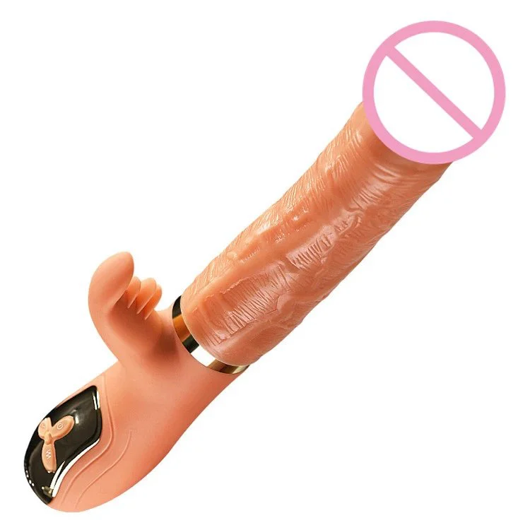 Automatic With Heating Telescopic Swing Dildo Tongue Lick Vibrator Adult Sex Toys for Women
