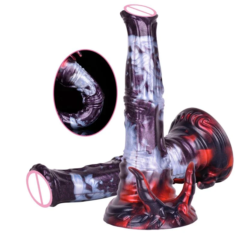 Three Color Options for Erotic Fantasy Dildos for Adult Men and Women Soft Experience Realistic Dildo with Suction Cups