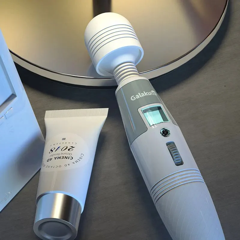 Angel AV Stick LCD Female Masturbator Stimulates G-spot Intelligent Variable Frequency AV Vibrator Female Masturbation Stick