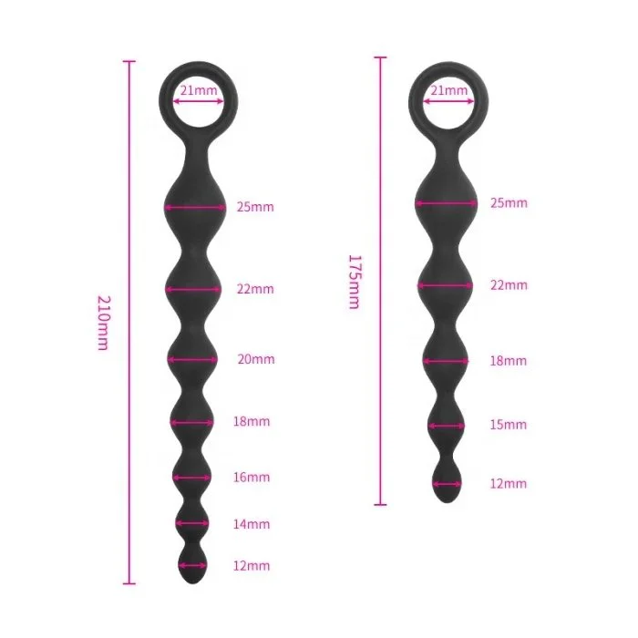 Manufacturer China Silicone Anal Beads Butt Plug Sex Toys for Men and Women