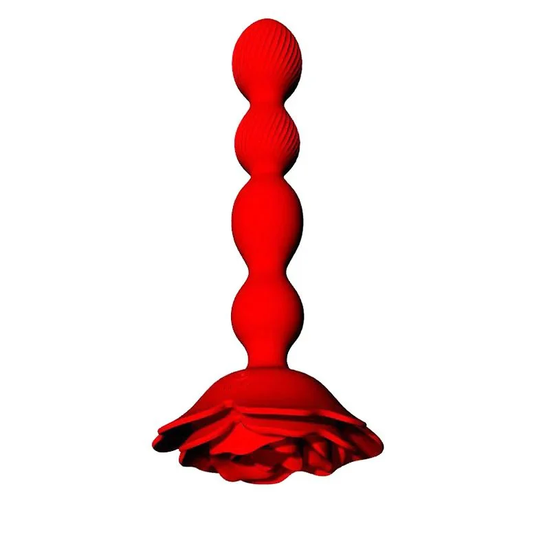 Male Remote Control Rose Anal Vibrator Vibrating Anal Plug Men Anal Vibrator