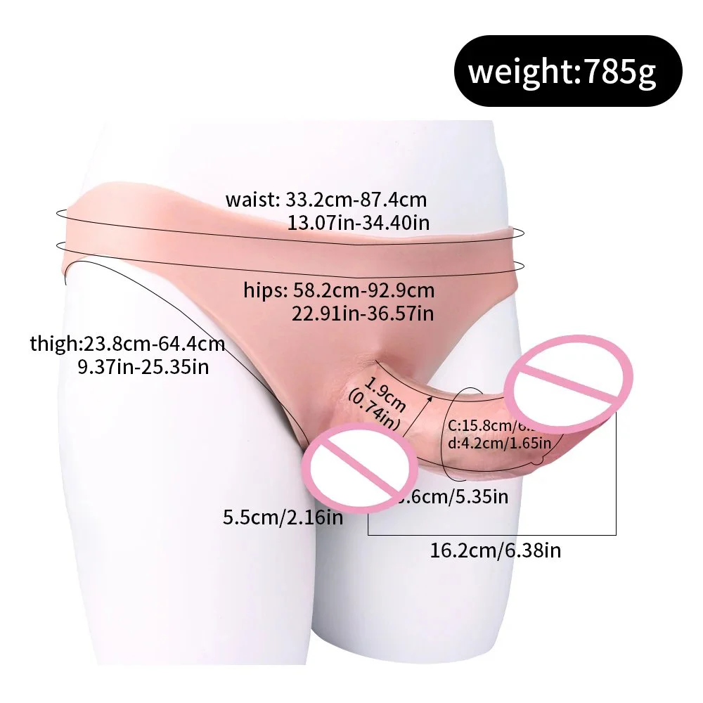 Upturned Dildos for Men Light Weight Penis Sleeve Penis Extender Glans Training