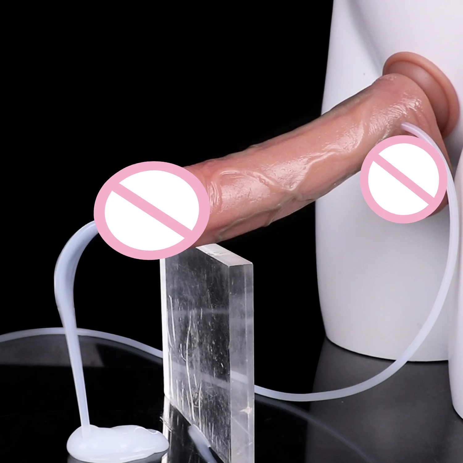 Squirting Penis Dildos Cum Squirting Sex Toys for Men Configuring Syringes and Balloons Erotic Tools