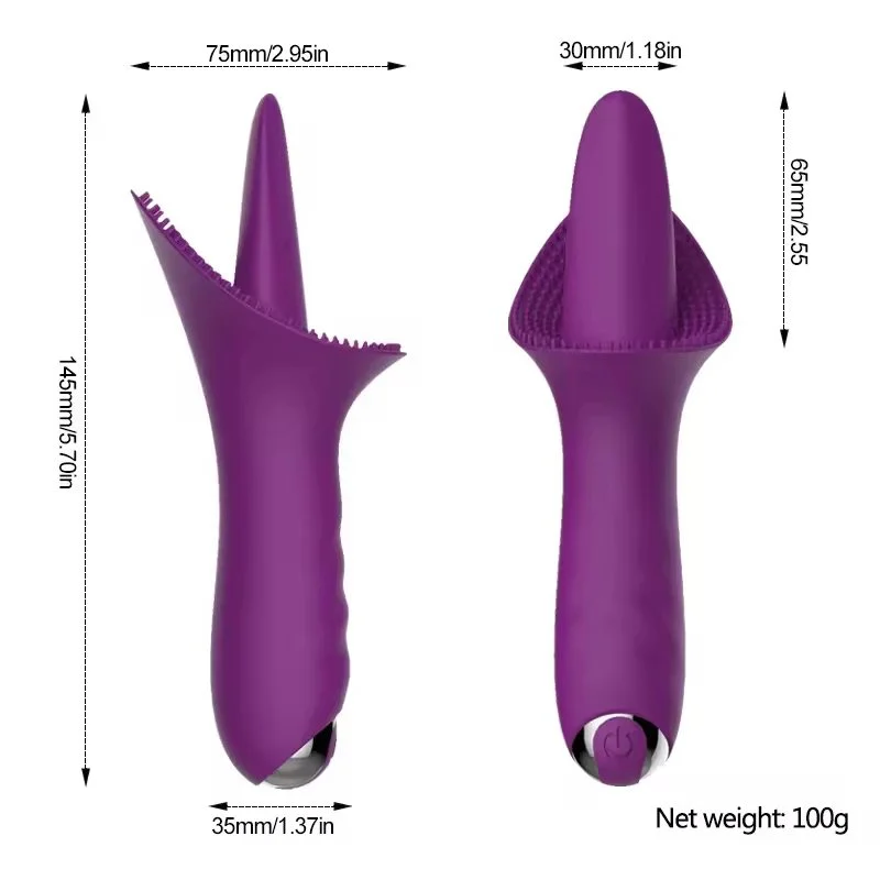 Body Massage Rechargeable G Spot Sexy Adults Electric Cordless Squirrel Sculpt Tongue Vibrator Nipple Sucker for Lesbian