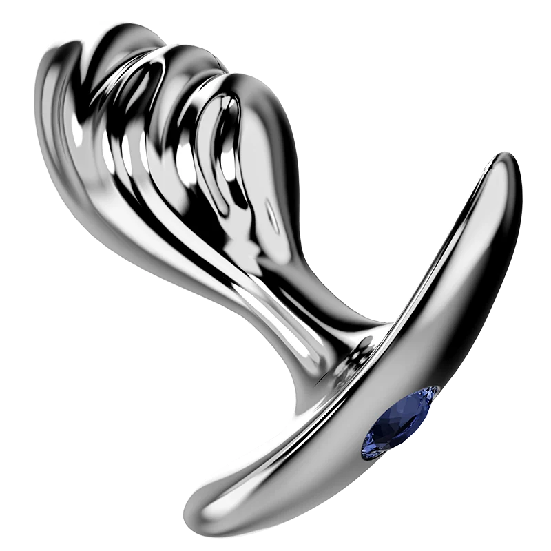 Metal Thumb Shaped Anal Plug Easy to Clean Premium Sex Toy for Anal Pleasure