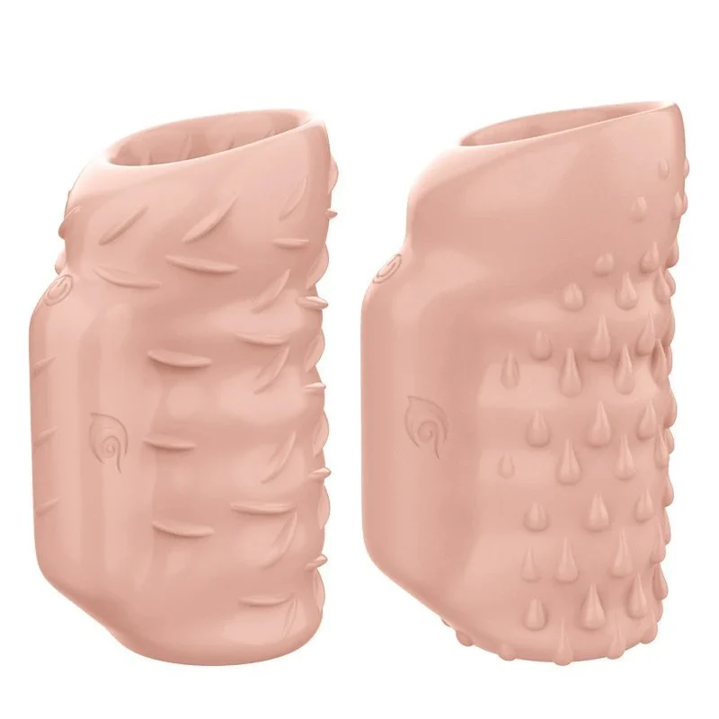 Stretchable Soft TPE Vibrating Penis Sleeve for Men Adult Cock Sleeve Sex Toys