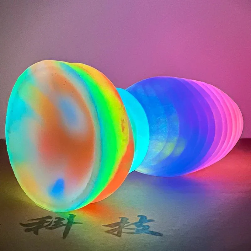 6 Inch Small Anal Plug for Women Glow in Dark Beginner Masturbation Luminous Butt Plug Gorgeous