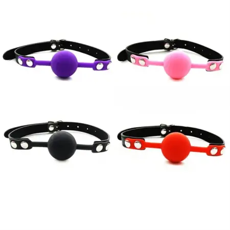 Bondage Toys SM Slave Adult Fetish Sexy Silicone Open Mouth Gag Ball