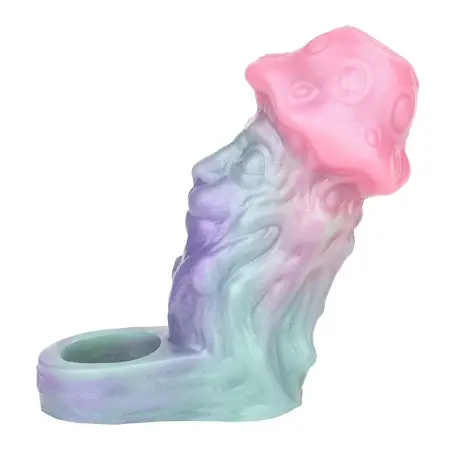 Silicone Dildo Sleeve Opening Design Fantasy Series Adult Sex Toys Internal Texture to Increase the Experience to Wear Firmly