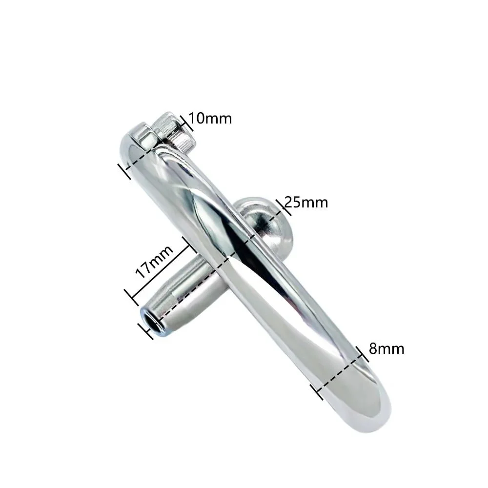 Catheter Stainless Steel Bird Cage Lock Bottle Cap Lock Chastity Lock Adult Sex Toys