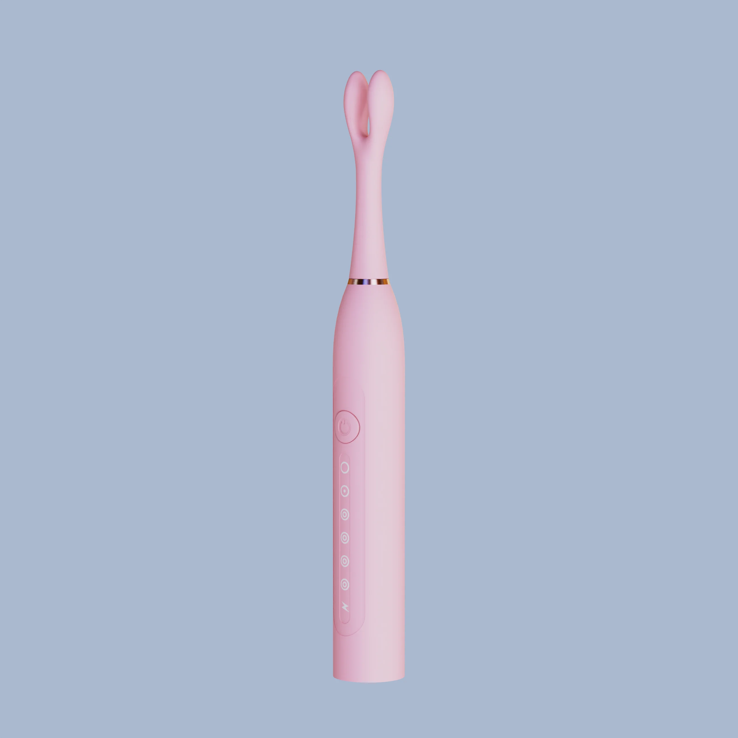 New Arrival Toothbrush Shaped 3 Silicone Heads Clit Nipple Stimulator G Spot Vibrator Sex Toys Women