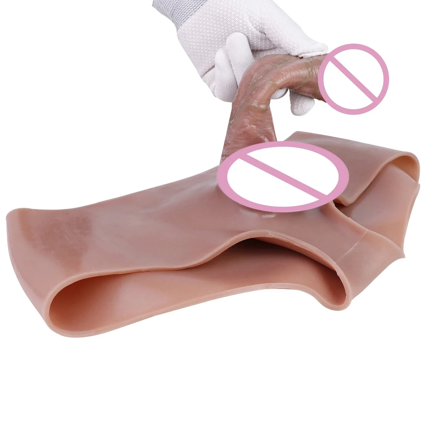 Silicone Dildo Hollow Wearable Pants Men'S Penis Enlargement Sex Toy