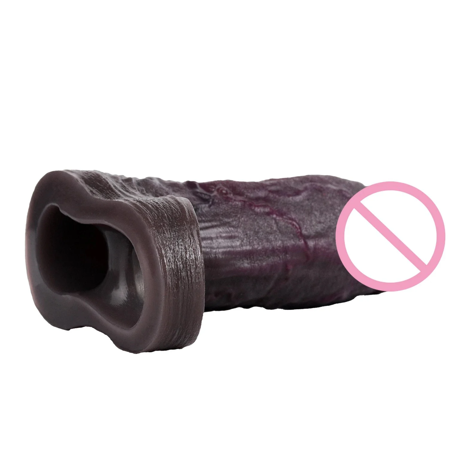 XL Sleeve Ultra-Realistic Silicone Male Penis Extender for Enhanced Sensation Adult Novelty Toy for More Authentic Experience