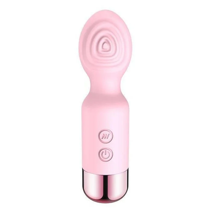 Portable Women's Mini Wand Massager-G-Spot & Vaginal Vibrator USB Rechargeable Waterproof Multi-Speed for Female Masturbation