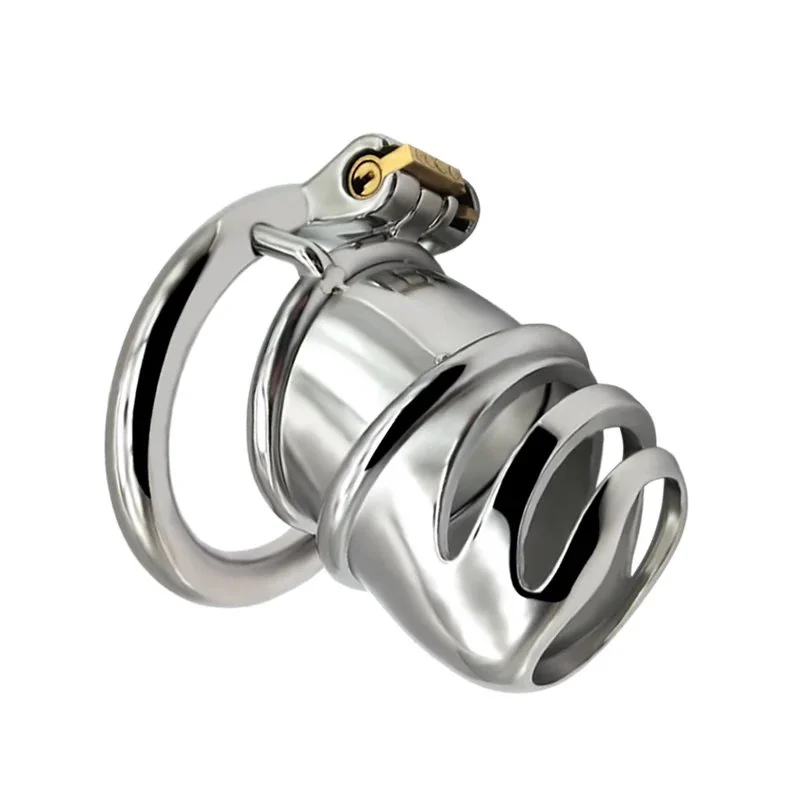 304 Stainless Steel BDSM Sexual Party Toy 2.63 Inch Mini Bird Cage Metal Chastity Device for Couple Domination Rule