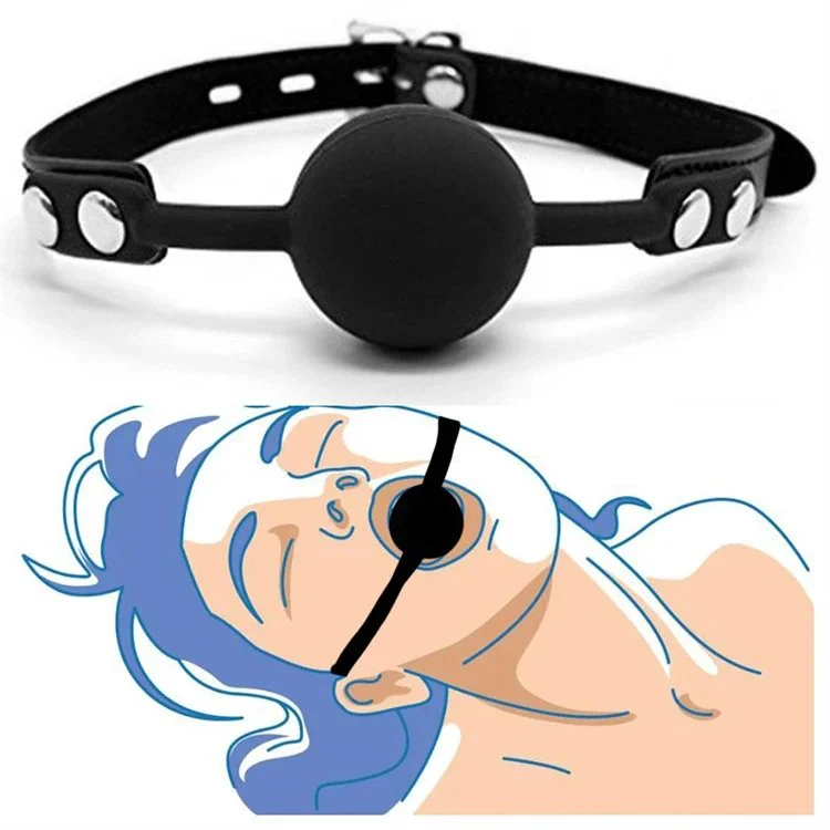 Bondage Toys SM Slave Adult Fetish Sexy Silicone Open Mouth Gag Ball