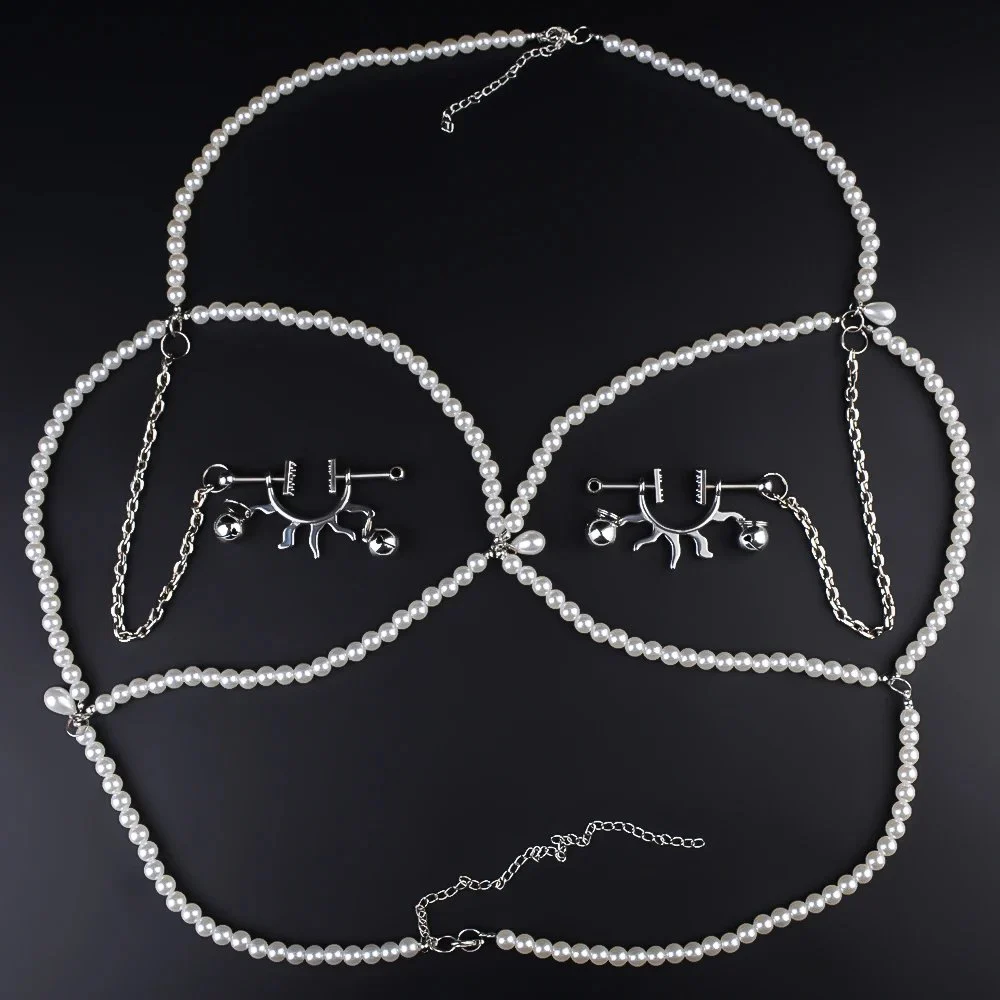 Breast Clips Sex Products Nipple Clamps Sex Toys Breast Bondage With Steel Chain Nipple Clamp Adult Shop